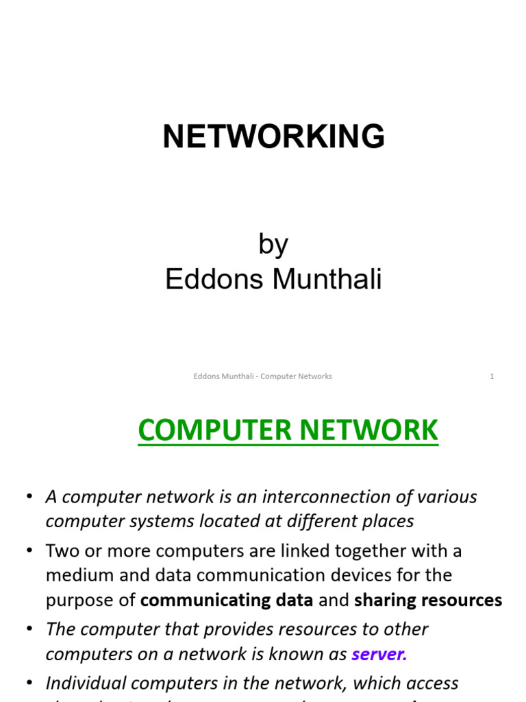 4computer Network 2021 Presentation Updated | PDF