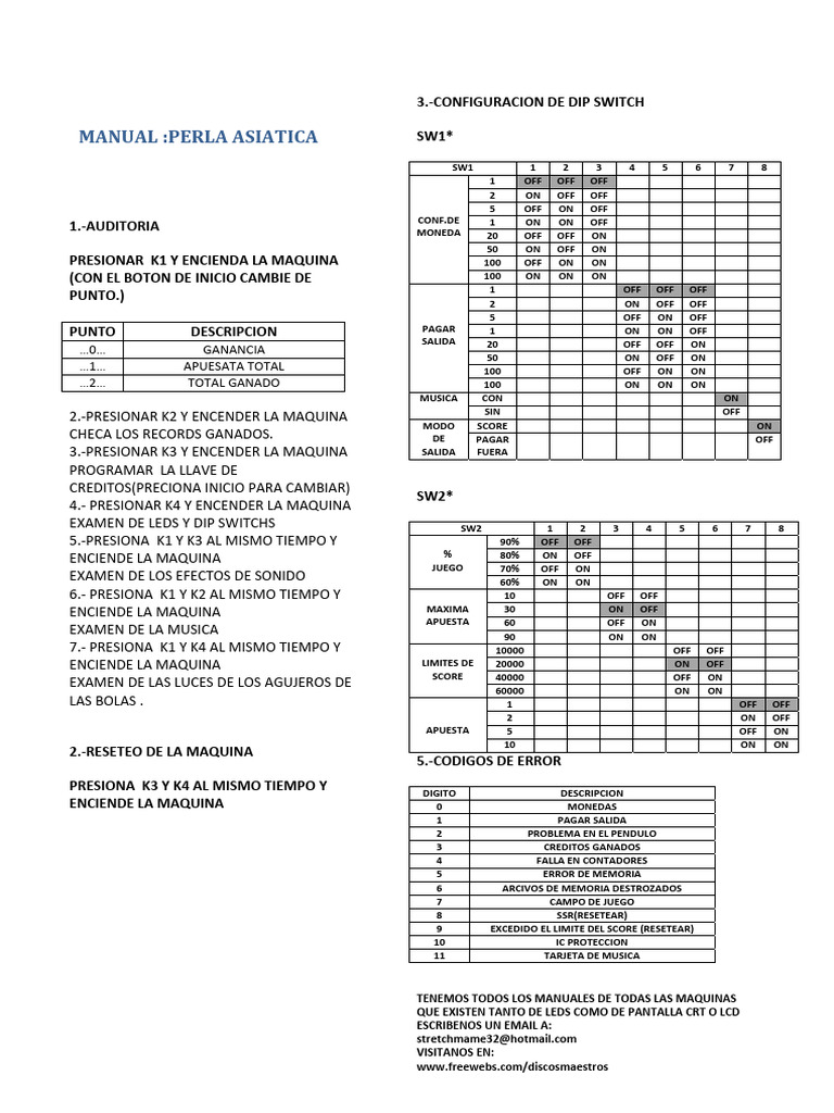 Manual de Programacion de La Perla Oriental 2 PDF Free | PDF