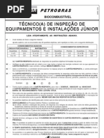 PROVA 6 - TÉCNICO DE INSPEÇÃO DE EQUIPAMENTOS E INSTALAÇÕES JÚNIOR