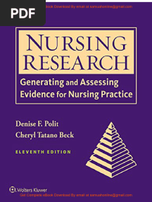 Ebook (EPUB) Nursing Research 11e Denise Polit, Cheryl Beck