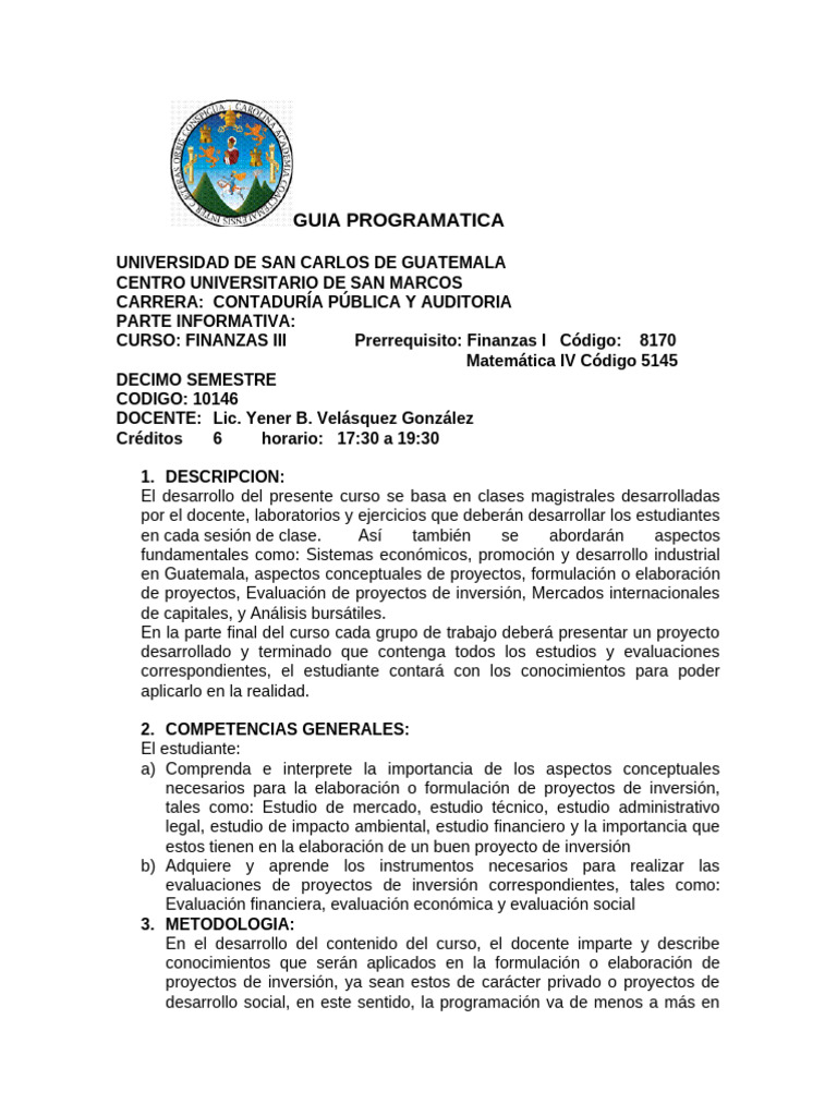 Guia Programática 2024 | PDF