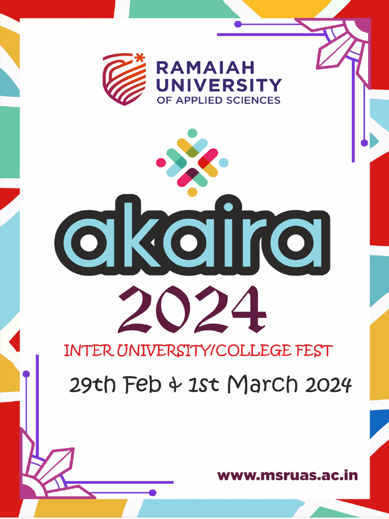 Akaira Inter University Poster | PDF
