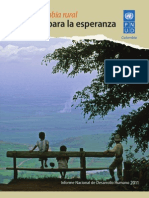 Informe Nacional de Desarrollo Humano 2011 Colombia Rural Razones Para La Esperanza