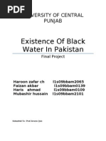 Black Water Existence in Pakistan