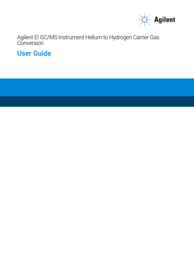User Guide Coverting Ei Gcms Instruments 5994 2312en Agilent | PDF