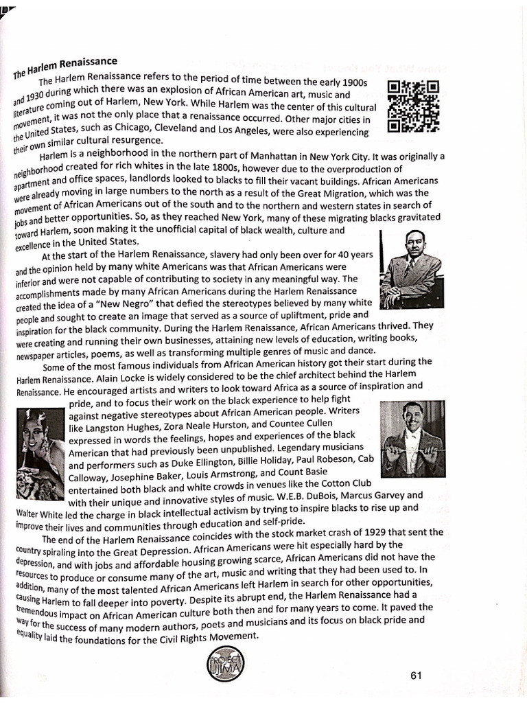 Harlem Renaissance | PDF