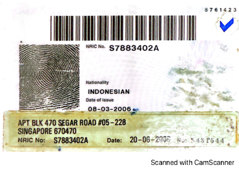 Nric Back | PDF