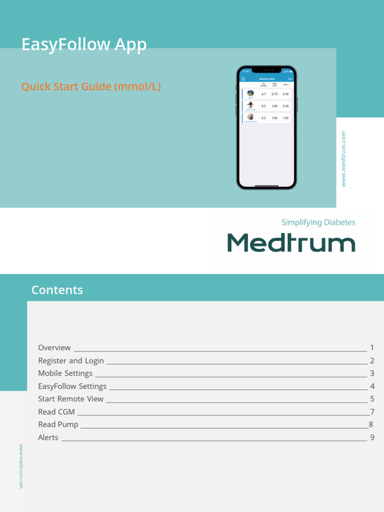 D-IM889008WW EasyFollow App Quick Start - V1.01 | PDF