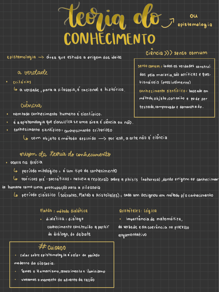 Teoria Do Conhecimento | PDF