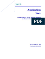 Application Note: Connecting Two Wi232 Wireless Adapters in A Point-to-Point Configuration