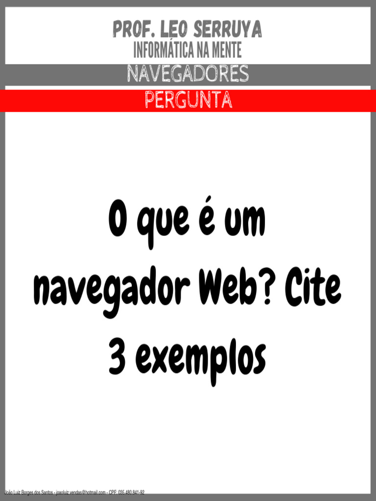 Navegadores | PDF