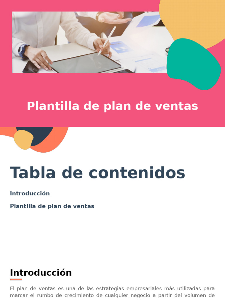 Plantilla de Plan de Ventas - HubSpot | PDF | Business | Software