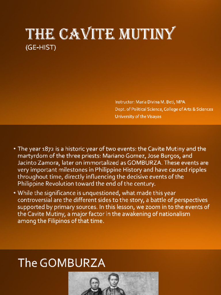 The Cavite Mutiny | PDF