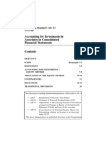 AS23 - Accounting For Investments in Associates in Consolidated Financial Statements