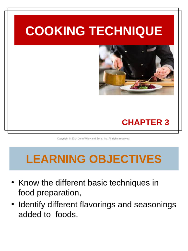 Cooking Techniques | PDF