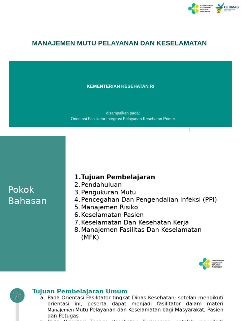 Indikator Mutu Puskesmas dan INM | PDF