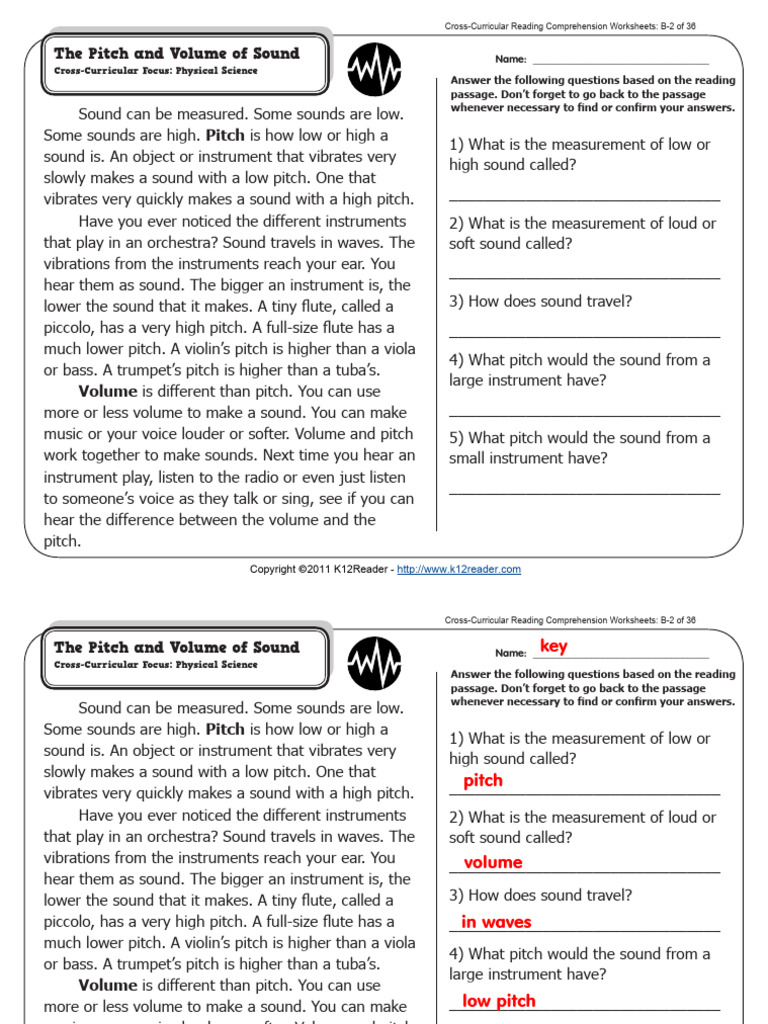 Gr2 Wk2 Pitch and Volume of Sound | PDF