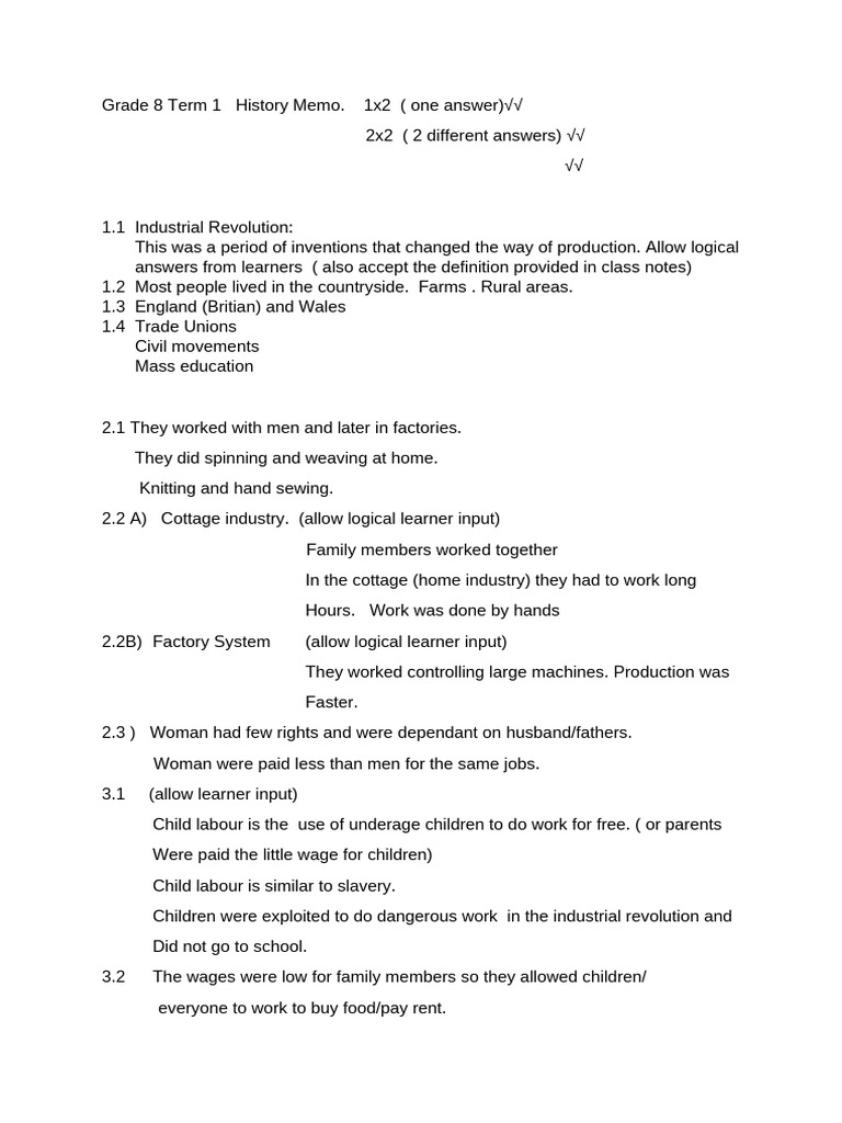 GRADE 8 TERM 3 HISTORY NOTES visual data 2