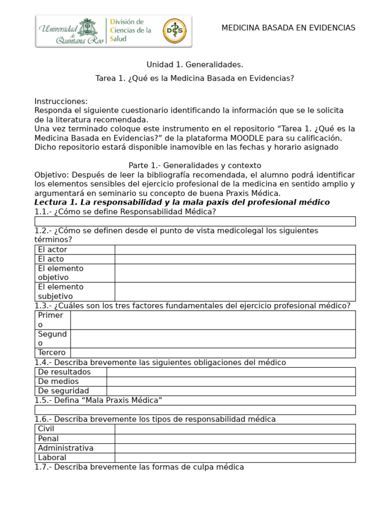 Introducción a la Medicina Basada en Evidencias | PDF | Evidencia ...