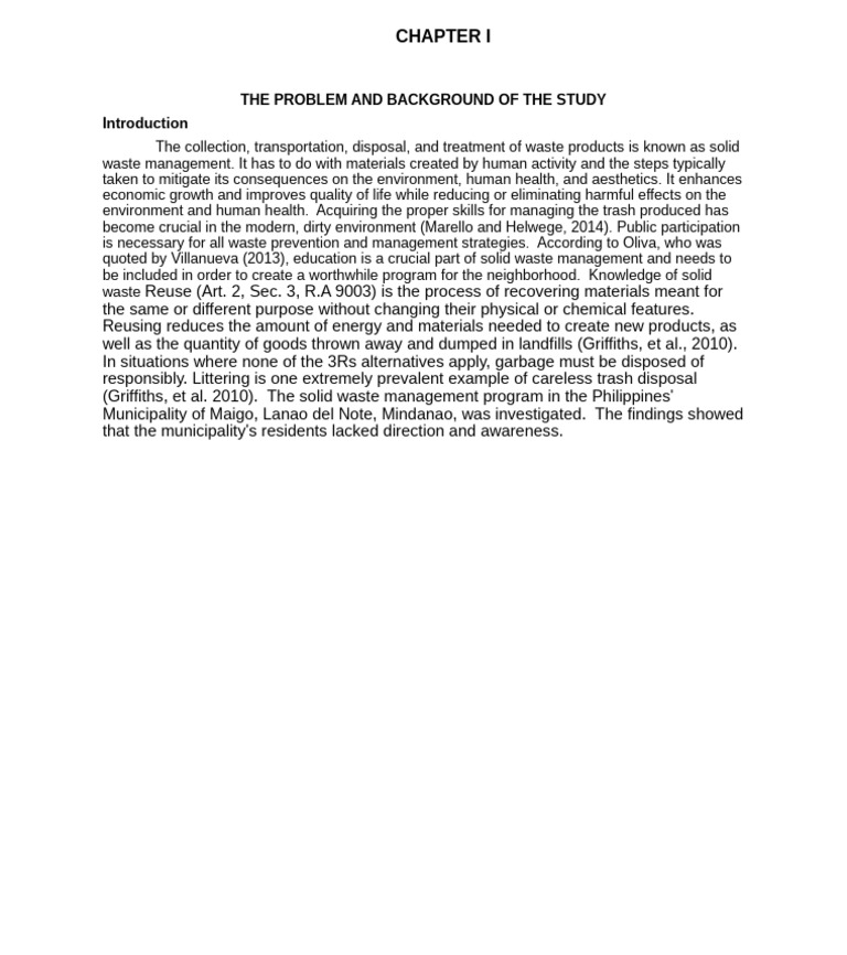 Chapter I | PDF