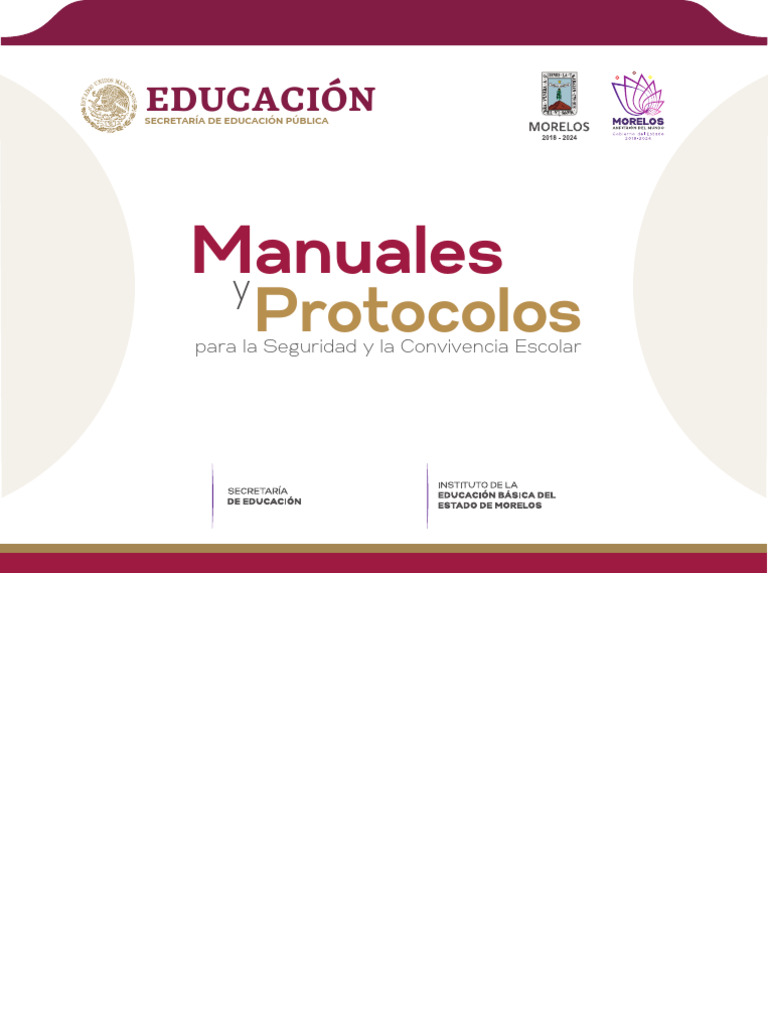 Protocolos de Seguridad Escolar 2024 | PDF | Abuso infantil | Abuso sexual