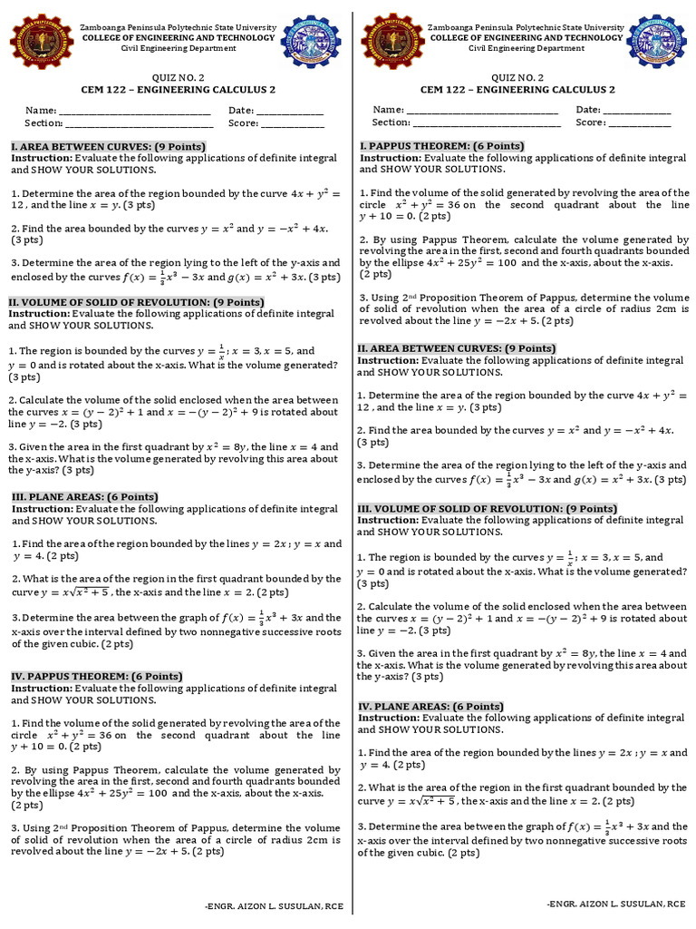 Quiz No. 2 - Final | PDF