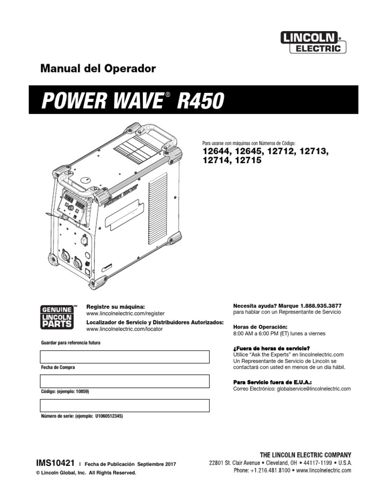 Power Wave r450 | PDF