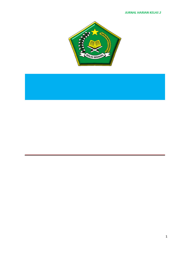 Jurnal Harian PPKN Kurikulum Merdeka Kelas II MI | PDF