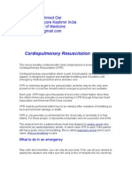 Cardiopulmonary Resuscitation 