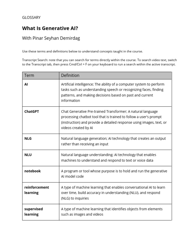 What Is Generative AI | PDF