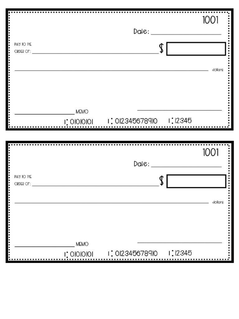 Blank Check Digital | PDF