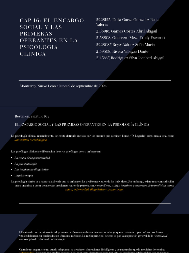 PSYB - Act 4 - Cap 16 - Grupo 013 | PDF | Trastorno mental | Relaciones ...