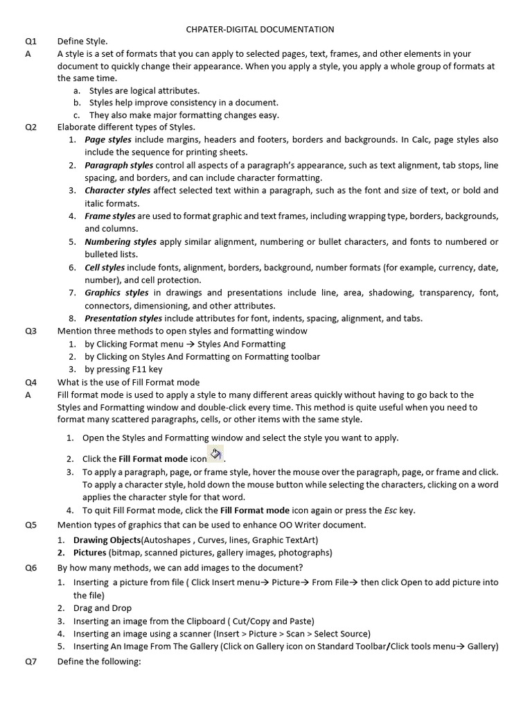 Digital Documentation | PDF