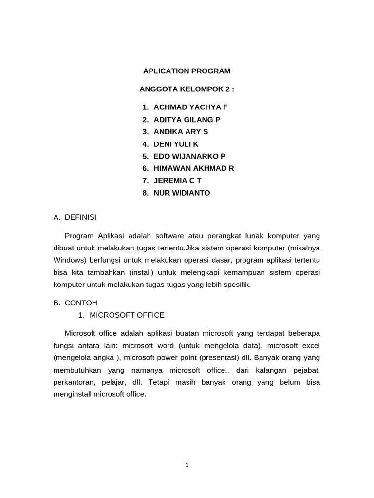 Tugas Teknologi Informatika Kelompok 2 | PDF