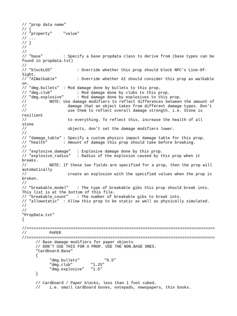 Propdata | PDF