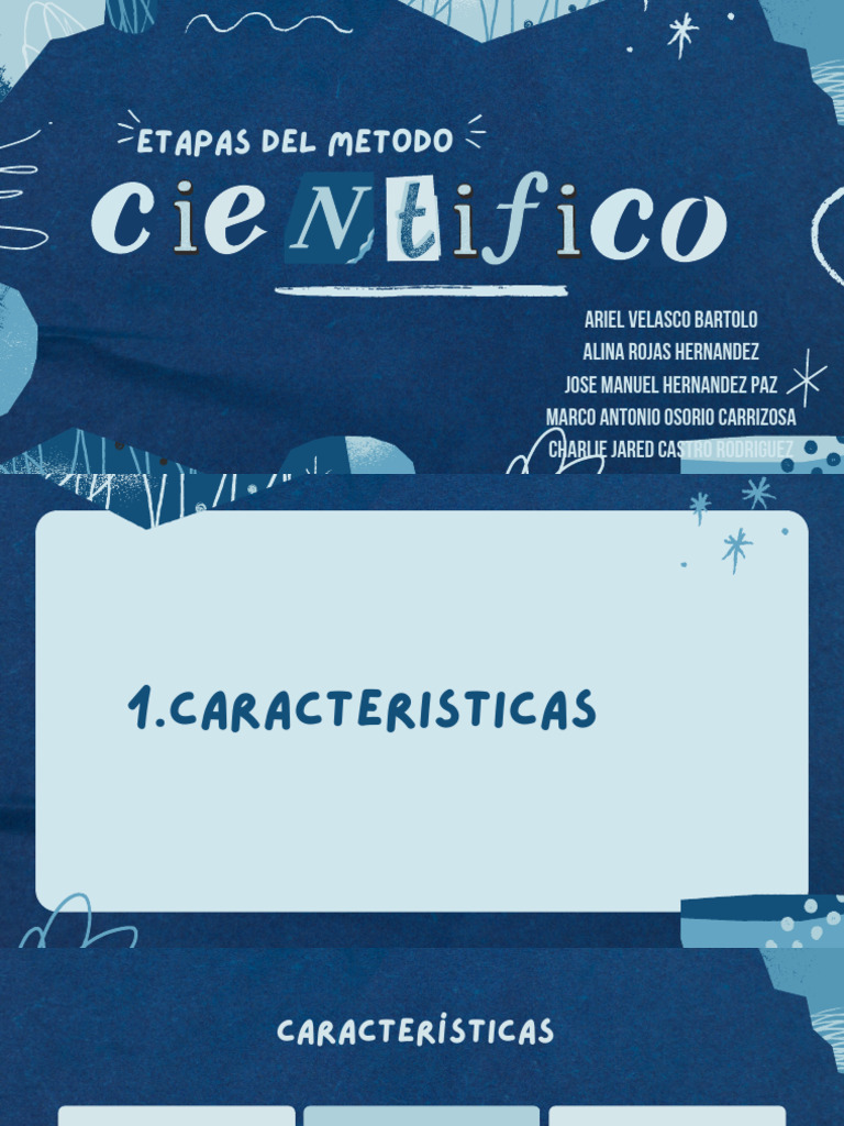 Etapas Del Método Cientifico | PDF