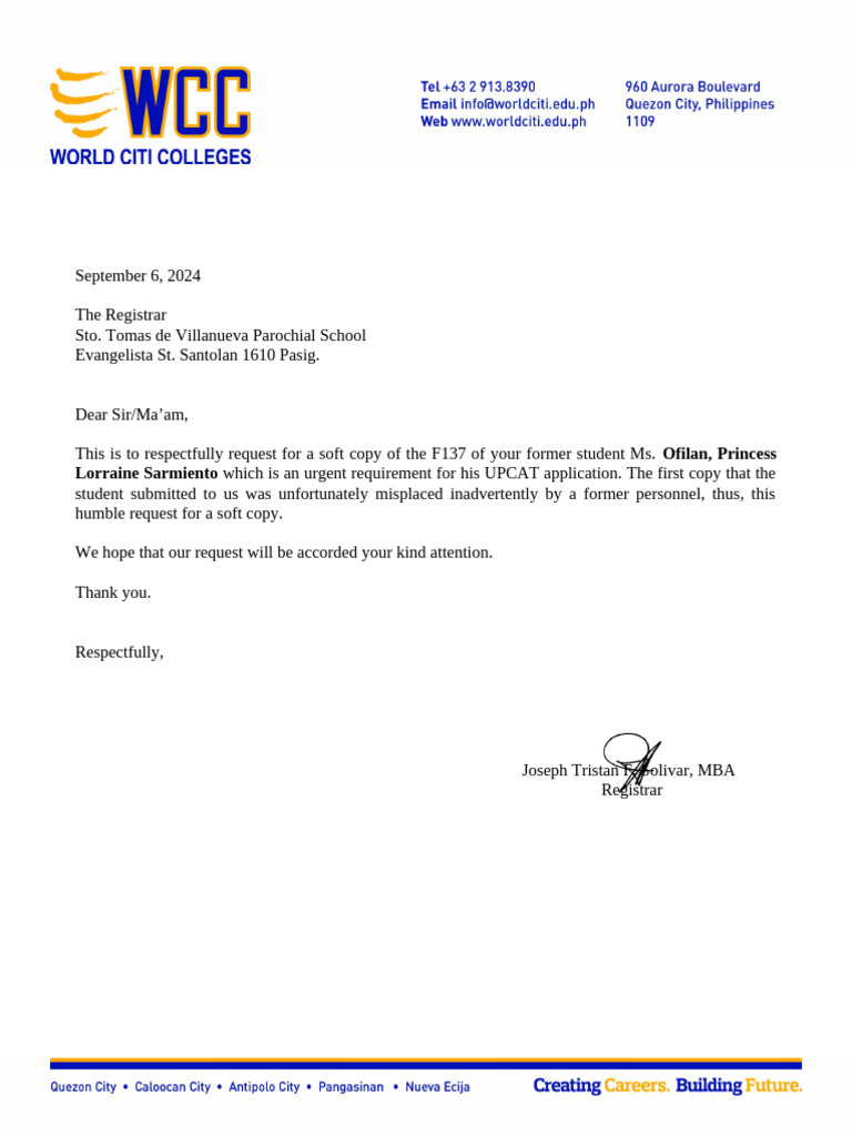 Req For Sot Copy of f137 | PDF