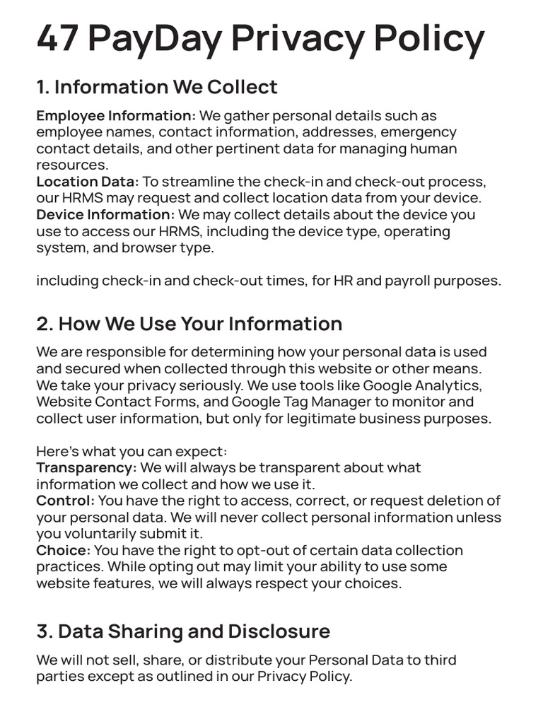 Privacy Policy | PDF