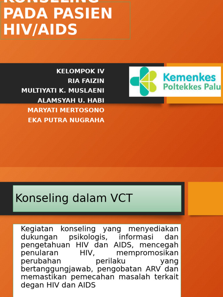 TM 12. Konseling Hiv | PDF | Mycoplasma | Viral Diseases