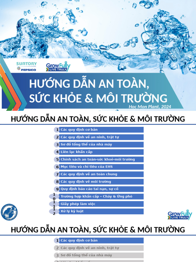 Hướng Dẫn An Toàn và Sức Khỏe 2024 | PDF | Vietnam | Vietnamese People