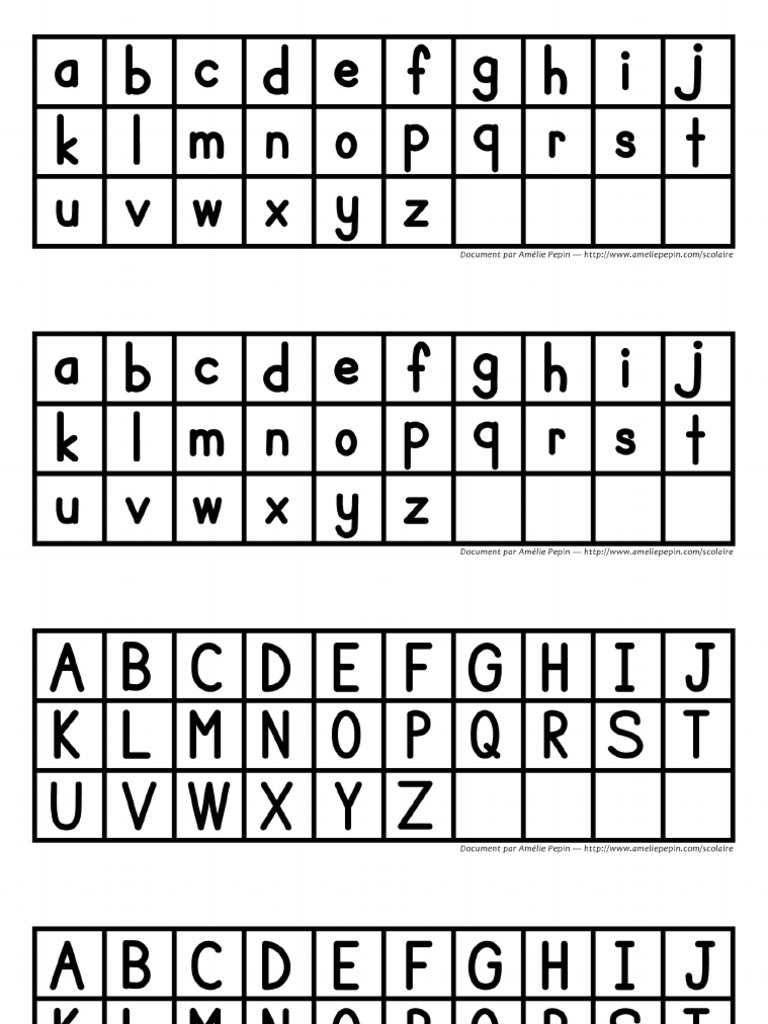 Alphabet Script Maj Et Min | PDF