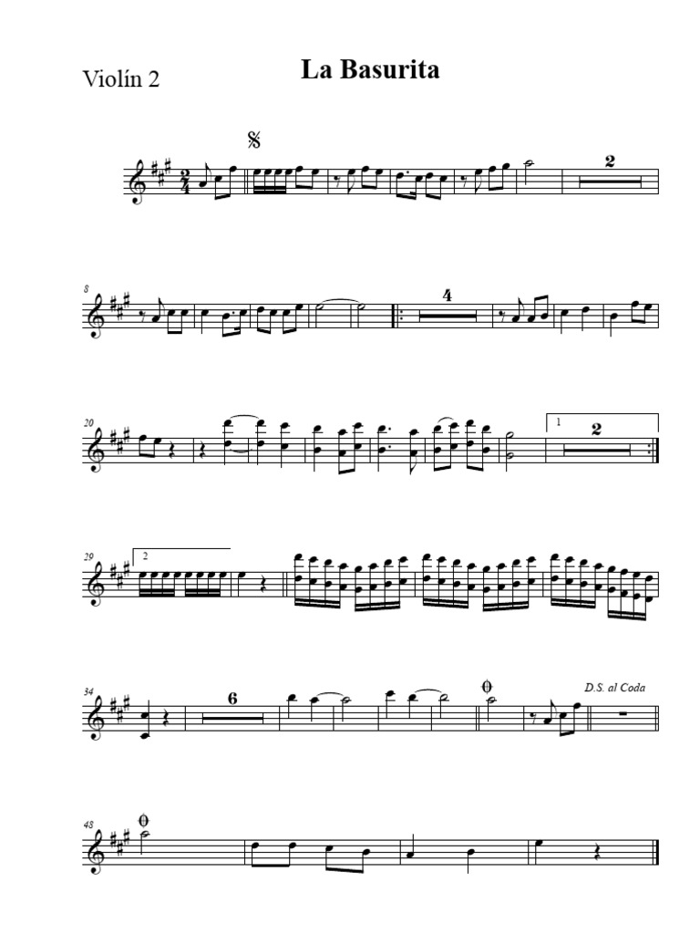 La Basurita Violín 2 | PDF