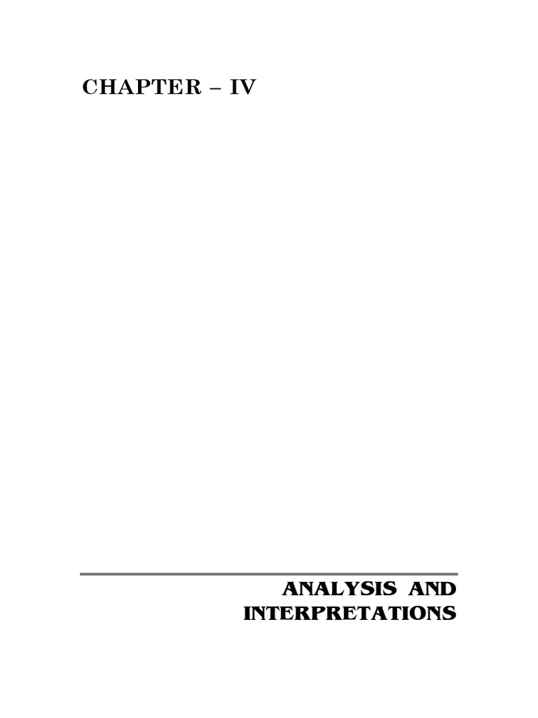 Chapter IV | PDF