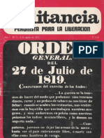 Militancia Peronista para La Liberación, Nº 09, Agosto 1973