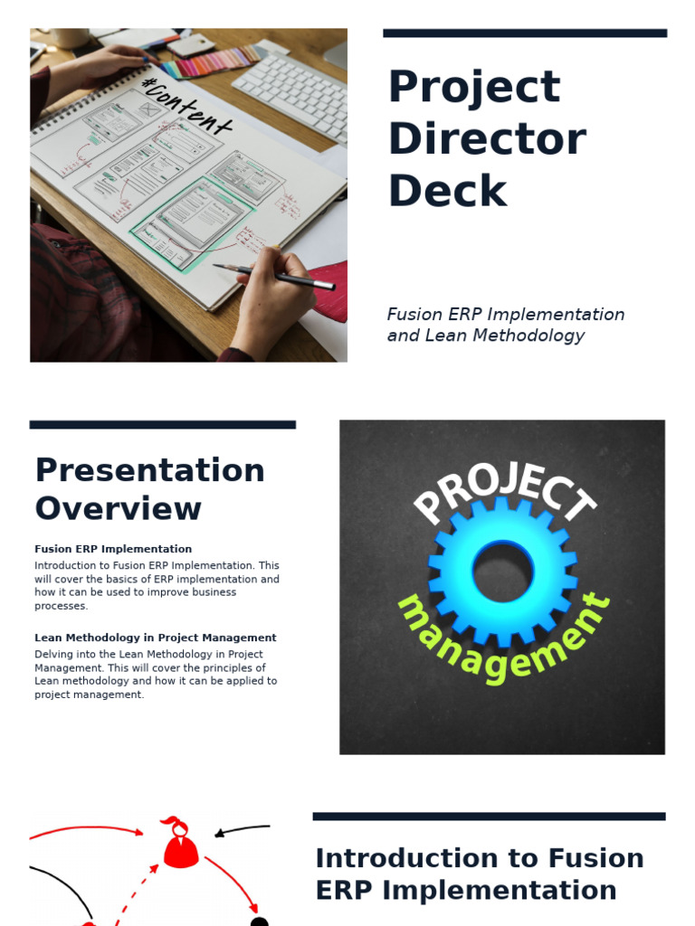 Project Director Deck For Fusion ERP Implementation | PDF