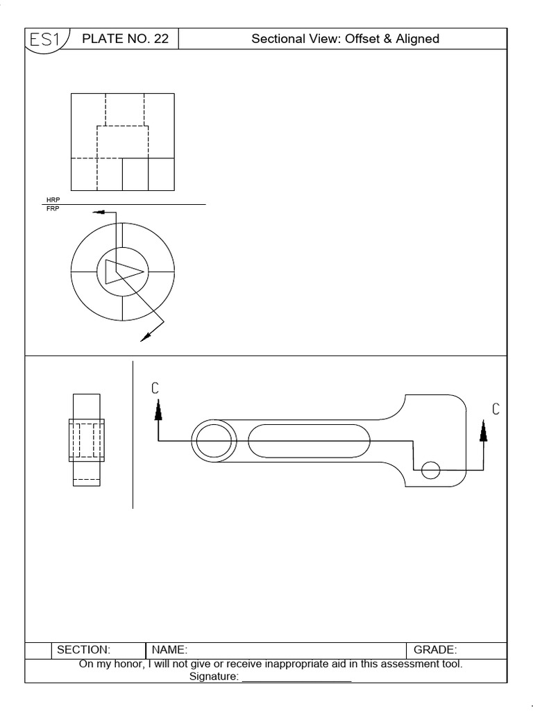 Plate 22 Section View - Offset and Aligned | PDF