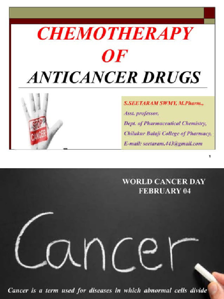 Anticancer Drugs | PDF