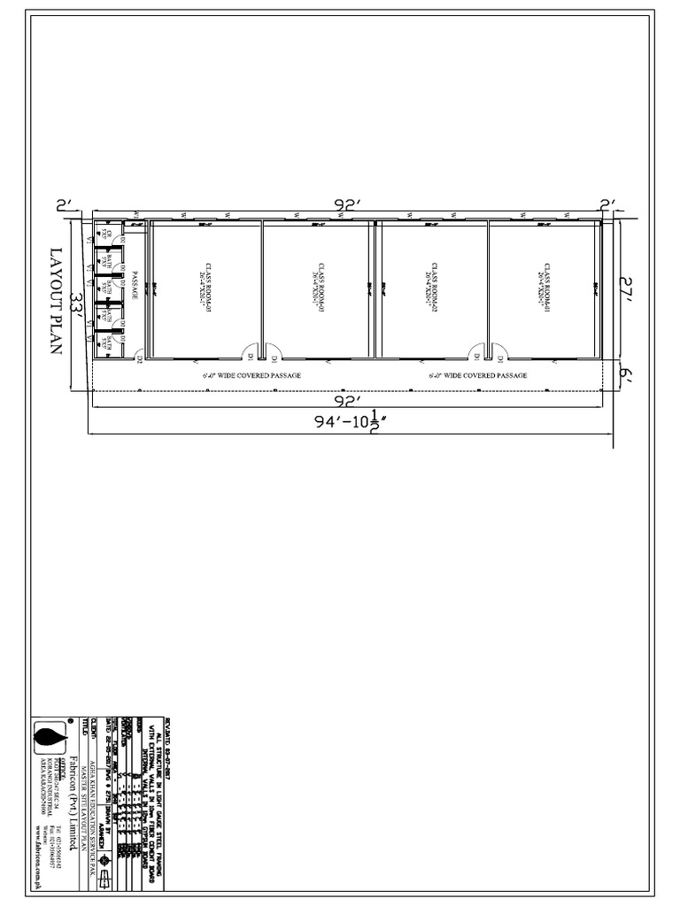 Akesp Agakuan Education Service Fineal Layout Plan | PDF
