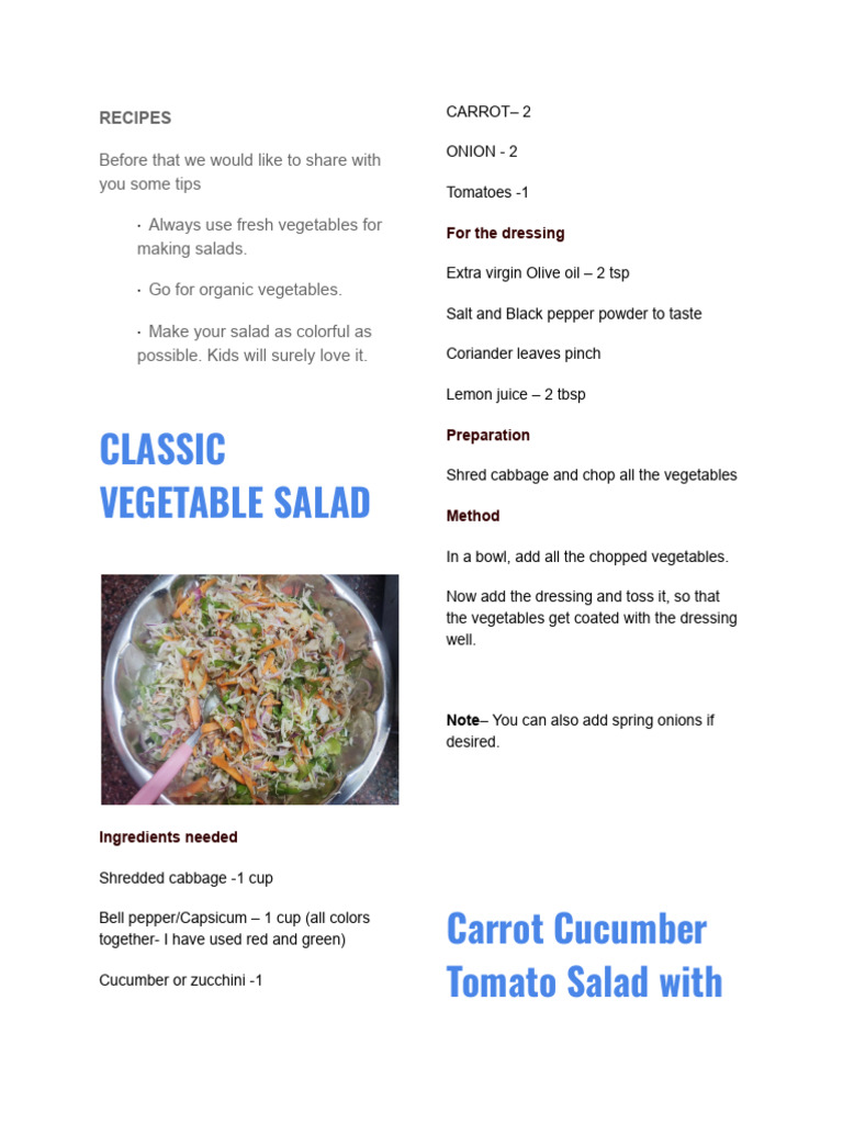 Recipe | PDF