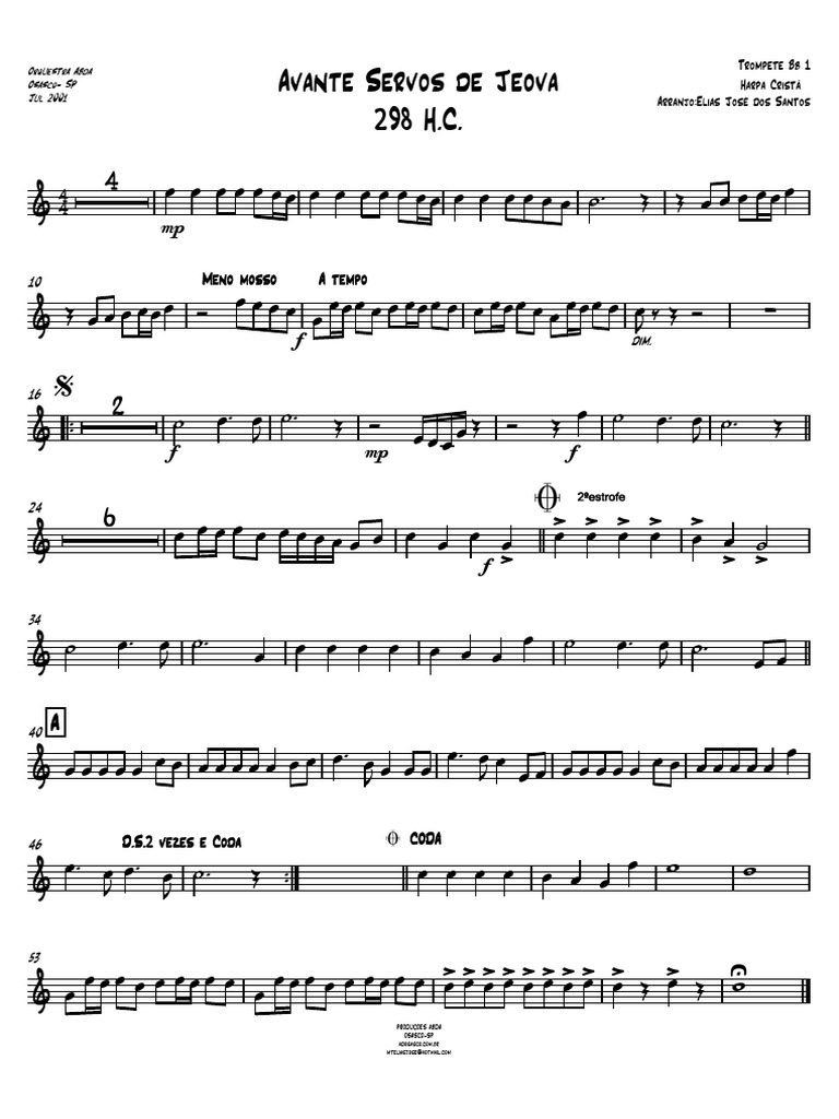 Se o Trovão e o Mar - Orquestra | PDF